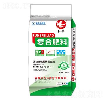 硫酸鉀型復(fù)合肥12-25-11-紅磷-世紀(jì)云天