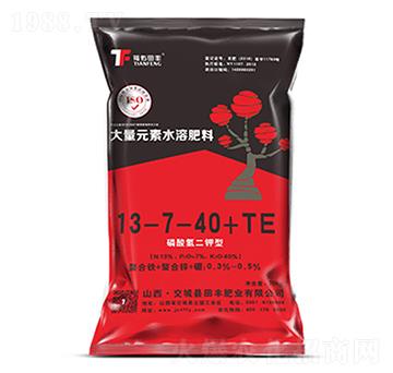 大量元素水溶肥料13-7-40+TE-福佑田豐-田豐化工