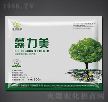 海藻特殊功能性肥料-藻力美-綠金高新