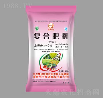 復(fù)合肥料22-6-12-瑞月紅-中農(nóng)生態(tài)