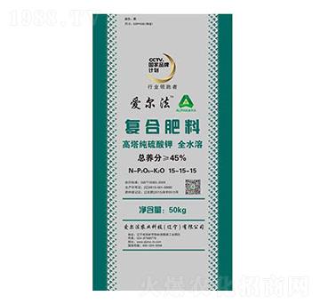 高塔純硫酸鉀復(fù)合肥料15-15-15-愛爾法