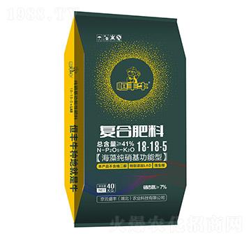40kg海藻純硝基功能型復合肥料18-18-5-京云盛豐