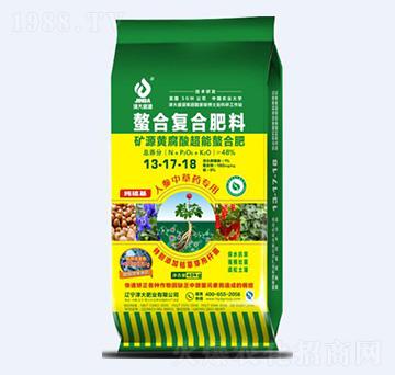礦源黃腐酸超能螯合肥13-17-18-津大肥業(yè)