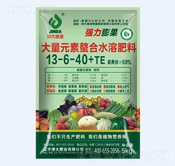 大量元素水溶肥料13-6-40+TE（強力膨果）-津大肥業(yè)