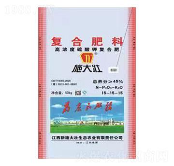高濃度硫酸鉀復(fù)合肥料15-15-15-施大壯-鑫恒豐