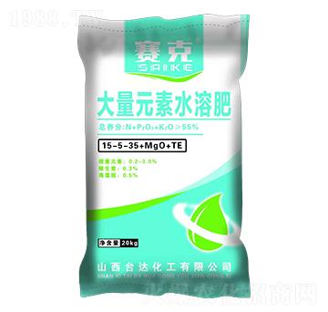 大量元素水溶肥料15-5-35+MgO+TE-賽克-臺達肥業(yè)