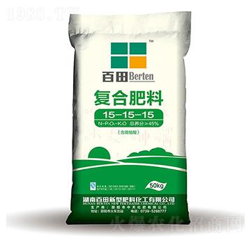 50kg硫酸鉀型復合肥料15-15-15-百田