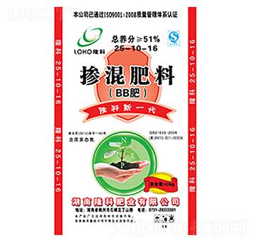 隆科牌摻混肥（BB肥）25-10-16-隆科農(nóng)資