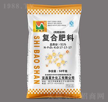 純硫酸鉀復(fù)合肥料17-17-17-石寶山-富升化工