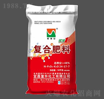 高塔氯基復(fù)合肥料24-17-7-鈦寶1號-石寶山-富升化工