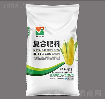 玉米適用高塔氯基復(fù)合肥料28-4-5-石寶山-富升化工
