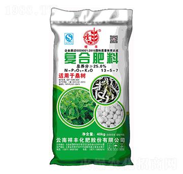 桑樹適用復(fù)合肥料13-5-7-螳豐-弘祥化工