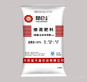 玉米（密植）專用肥摻混肥料14-26-11-昆侖之美-永利科技