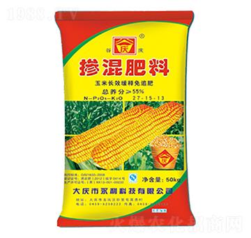 玉米長效緩釋免追肥摻混肥料27-15-13-谷慶-永利科技