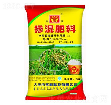 水稻長效緩釋免追肥摻混肥料17-20-207-谷慶-永利科技