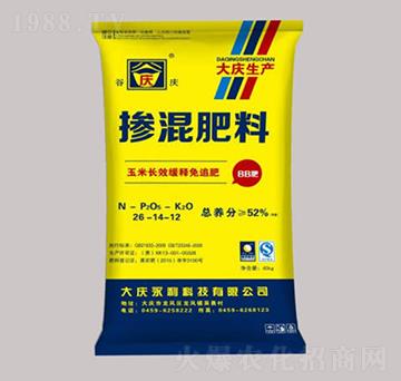 玉米長效緩釋免追肥摻混肥料26-14-12-谷慶-永利科技