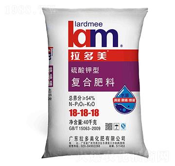 復(fù)合肥料-出口裝（18-18-18）硫酸鉀型（40kg）-拉多