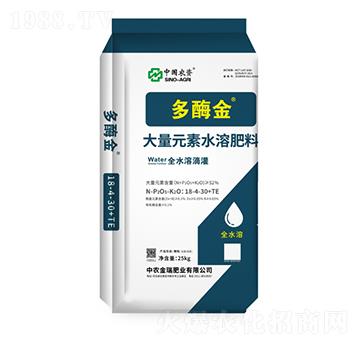 大量元素水溶肥料18-4-30+TE-多酶金-中農金瑞