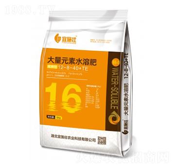 高鉀型大量元素水溶肥12-8-40+TE-宜施壯