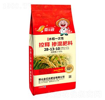 水稻一次性控釋摻混肥料28-13-10-撒金秋-金億達(dá)肥業(yè)