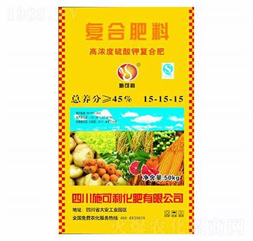 高濃度純硫酸鉀復(fù)合肥15-15-15-愛爾斯生物