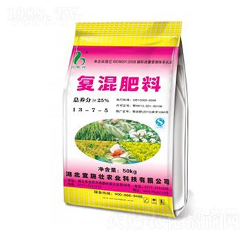 25%氯化鉀復(fù)混肥13-7-5-宜施壯
