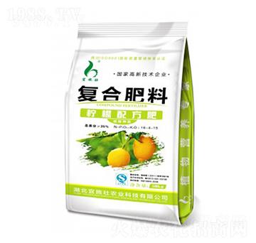 檸檬配方復(fù)合肥料16-4-15-宜施壯