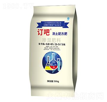 測(cè)土配方摻混肥料25-13-7-訂吧-文勝生物