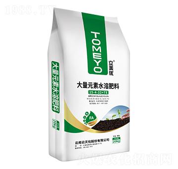 大量元素水溶肥料15-4-32+TE-立美優(yōu)-云天化