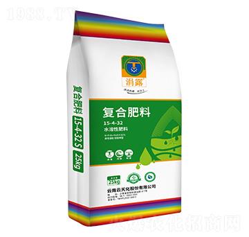 25kg水溶性復(fù)合肥料15-4-32-涓露-云天化