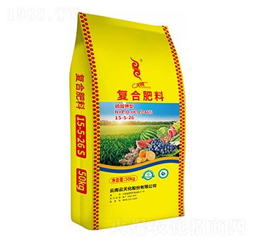 硫酸鉀型復(fù)合肥料15-5-26-天騰-云天化
