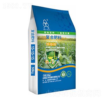 硫酸鉀型含硝態(tài)氮復(fù)合肥料15-15-15-三環(huán)-云天化