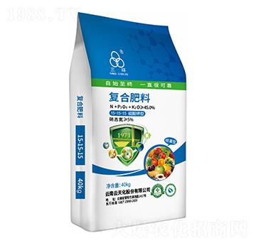 40kg硫酸鉀型復(fù)合肥料15-15-15-三環(huán)-云天化