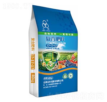 硫酸鉀型復合肥料17-17-17-三環(huán)-云天化