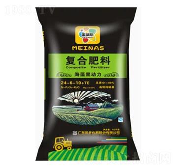 海藻黑動(dòng)力復(fù)合肥料24-6-10+TE-美納斯-凱多化肥
