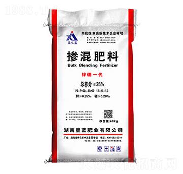摻混肥料18-5-12-鋅硼一代-星藍肥業(yè)