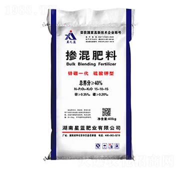 硫酸鉀型摻混肥料15-10-15-鋅硼一代-星藍(lán)肥業(yè)