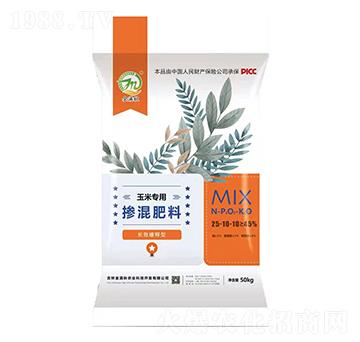 玉米專用長(zhǎng)效緩釋型摻混肥料25-10-10-金滿秋-咱老鄉(xiāng)