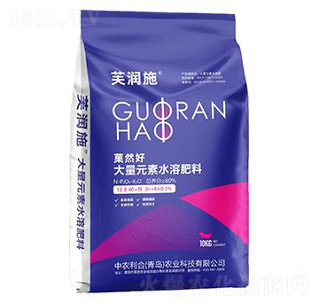 菓然好大量元素水溶肥料12-8-40+TE-芙潤施-中農利合
