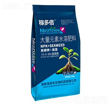 大量元素水溶肥料15-5-30+海藻酸-稼多倍-海潤(rùn)豐
