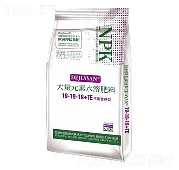 平衡營養(yǎng)型大量元素水溶肥料19-19-19+TE-德鉀鹽國際